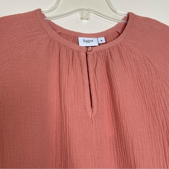 NEW Saint Tropez Canyon Clay Luisz Gauze Top US M - Picture 6 of 9